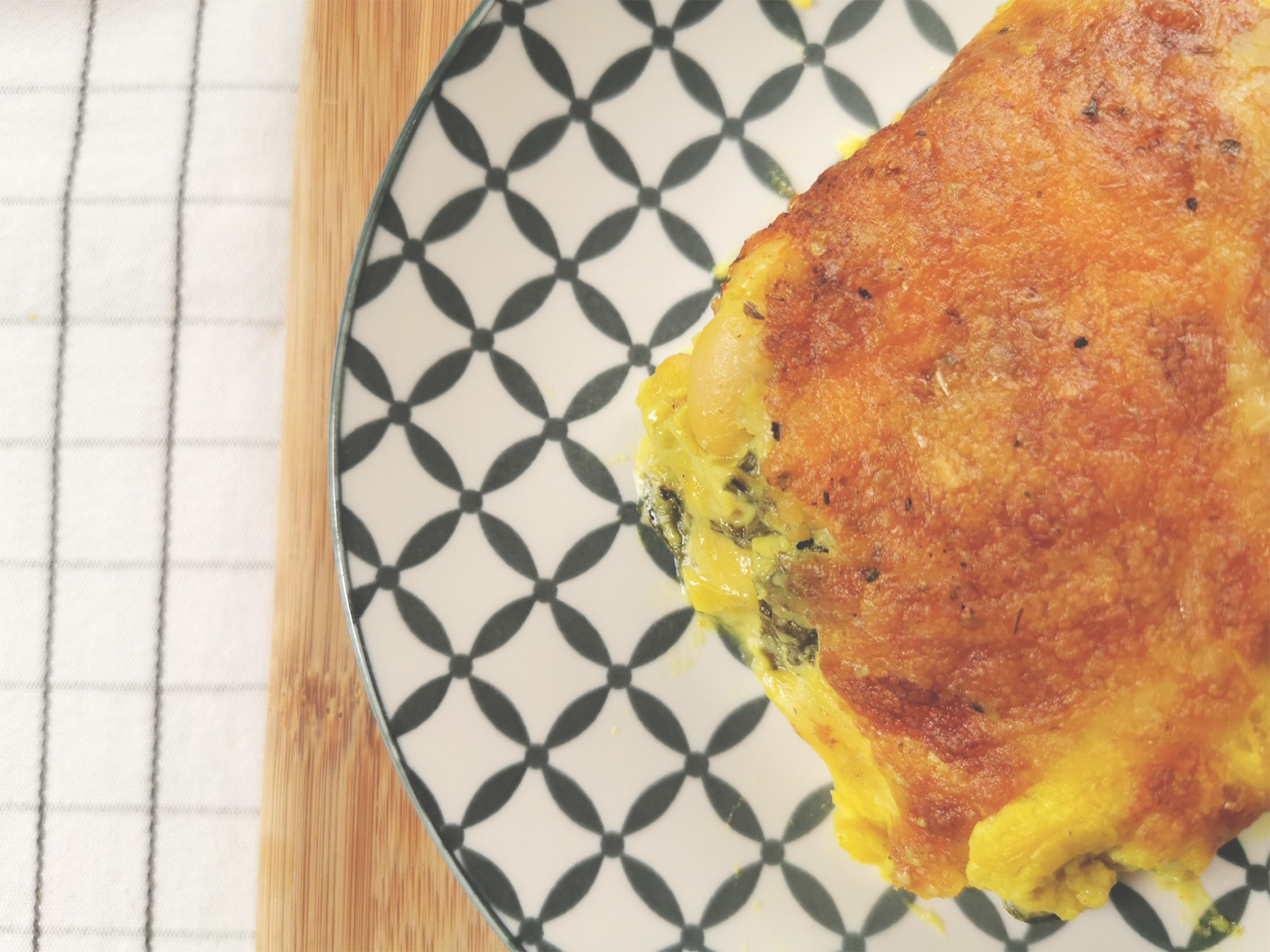 Gratin de poireaux et haricots blancs